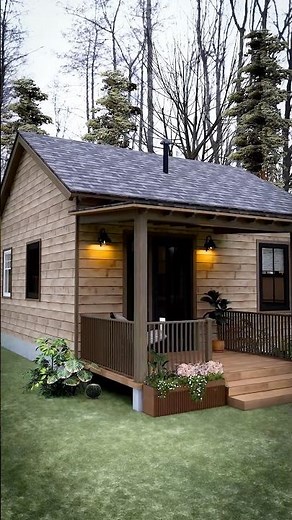 👆🏻 Click above to watch full Video Tiny House Design (6m x 6m) 400 Sqft