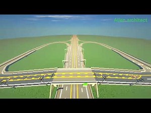 Minecraft Timelapse freeway Highway alien architect #minecraft