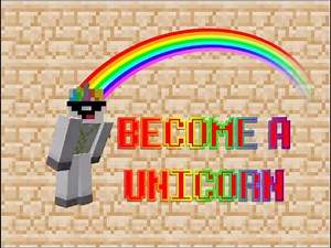 How to Turn Into a Unicorn! - Minecraft Command Tutorial