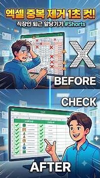 Still removing duplicates manually? Excel duplicate removal in 1 second ⚡️ #ParkSaemComputer #exc...