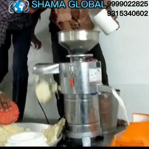 Soya bean milk/tofu paneer making machine grinder full setup- shama global (9315340602)#soyamilk