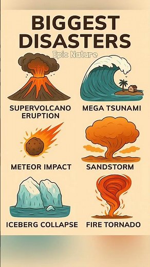 🌪️ BIGGEST DISASTERS PART 1 🌍 : Discover Types of Biggest Disasters! #shorts #tornado #disaster