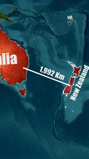 New Zealand on the map #informative #newzealand