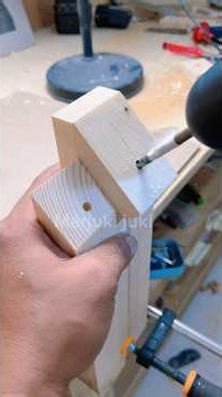 simple jig for dowel joints #woodworking #woodworkingtips #diy #carpentry #ideas