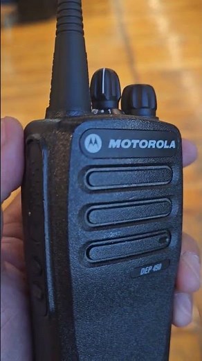 PRUEBA COMUNICACION RADIO MOTOROLA DEP450 #radioaficionado #motorola #radiocomunicaciones