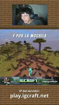 IBA A PELEAR CONTRA EL WHITER Y PIERDE SU MOCHILA (SALE MAL 😢) #minecraft #clips #shorts #viral