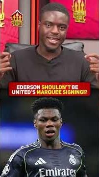 🗣️ "Ederson is NOT our first choice midfielder, he CAN'T BE!" 👀