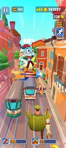 Wait for end😱 Snowy ❄️ SUBWAY SURFERS New World tour Rome 314 shorts #shortsfeed #subwaysurfers
