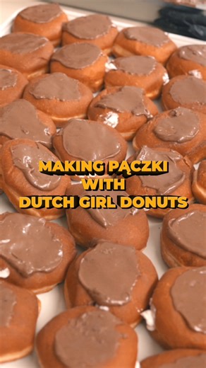 Paczki Day prep, Detroit-style 🍩💙 Take a peek behind the scenes at Dutch Girl Donuts, where Chef T is up early doing what she does best, baking up paczki with skill, pride, and a whole lot of love for the city. | City of Detroit Government