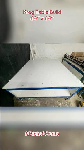 Watch Us Make a 64" x 64" Kreg Table Step by Step!