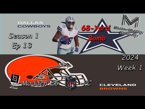 CeeDee Lamb EXPLODES | Cowboys@Browns Madden 25 2024 Week 1