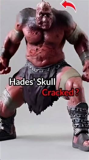 Why was Hades’ skull Cracked during his fight with Kratos ? #shorts #godofwar #kratos