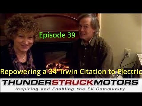 Episode 39 - Repower our Sailboat. Electric Sailboat Drive Bench Test with Thunderstruck Motors