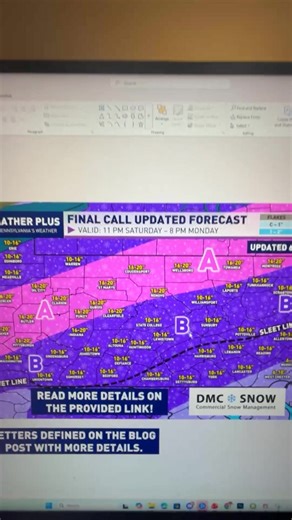 Quick LIVE talking major Pennsylvania snow storm update! | PA Weather Plus, LLC