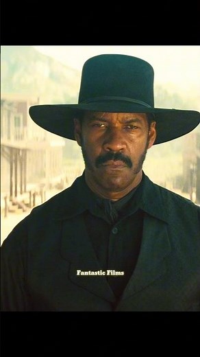 I beg your pardon. #themagnificentseven #denzelwashington #petersarsgaard #westernmovies #western