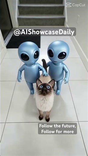Yes it’s AI! Follow the future 🐈‍⬛