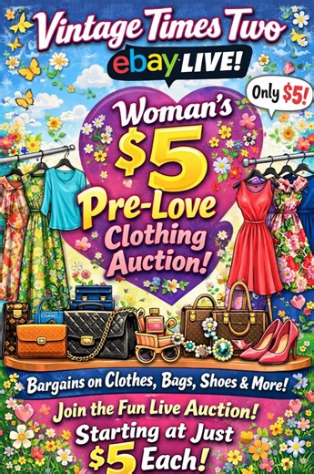 $5 Women's Auction | eBay Live Video