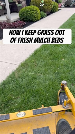 Fresh mulch? Bag it 💪 #walkermower #lawncare #mowing #zeroturn #landscaping