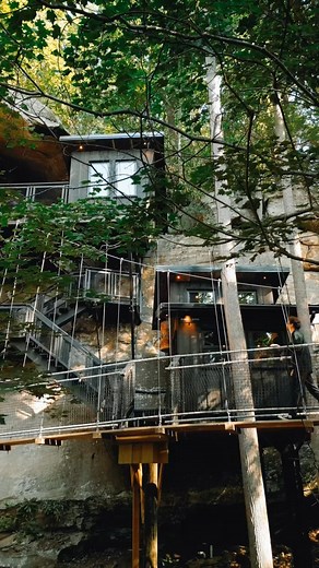 Escape the hustle and bustle in one of our many unique getaways located at The Red River Gorge, Kentucky ✨ send this to your person! - - - #cabin #cabininspo #cabinlovers #couplesgetaway #travelmore #kentucky #str #airbnb #redrivergorge #rrg | The Canopy Crew LLC