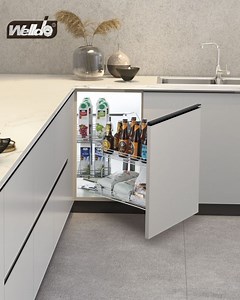 [Hot Item] Magic Corner Storage Unit Cabinet Pull out Storage Basket Right