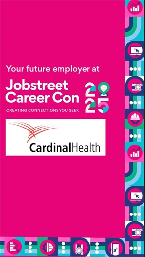 1K reactions · 34 shares | Cardinal Health is ready to meet YOU!  Looking to make a real difference in healthcare? Visit us at the Jobstreet Career Con and explore exciting opportunities with a global leader in healthcare solutions!  Register now: https://bit.ly/3CiBpm2  Jan 28-29 | SMX Convention Center Your future in healthcare starts here! #JobstreetPH | Jobstreet Philippines | Facebook