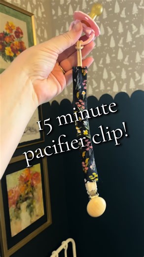 Quick and Easy Pacifier Clip Tutorial