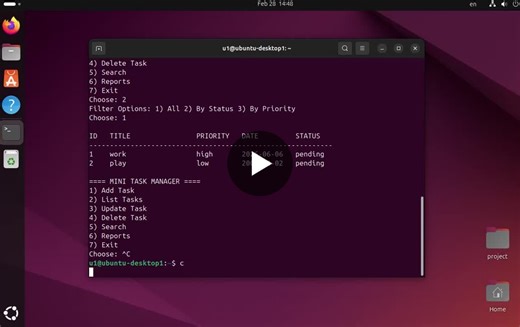 AI-Powered Task Manager Demo with Bash GitHub | Ahmed Rabie posted on the topic | LinkedIn
