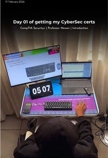 Day 01 of CompTIA Security Certification Journey