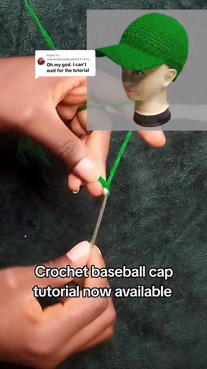 Crochet Baseball Cap Tutorial for Beginners