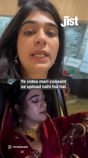 Jist on Instagram: "A viral video of a bride meeting her ex-boyfriend before her wedding was later revealed to be scripted, but the woman involved now alleges it was shared without her consent."