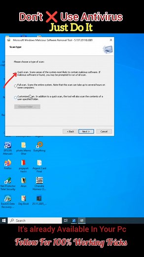 Don’t ❌ Use Antivirus | Computer Tips & Tricks In this video, you will learn why you should NOT install third-party antivirus software, how the built-in Windows Security (Windows Defender) already protects your PC, and why extra antivirus programs can slow down your system. This information is extremely useful for every Windows user. ⏳ Time Stamps (4 Stages): 00:00 – Introduction 00:05 – Stage 1: Windows Security Overview 00:10 – Stage 2: Real-Time Protection Check 00:15 – Stage 3: How Third-Par