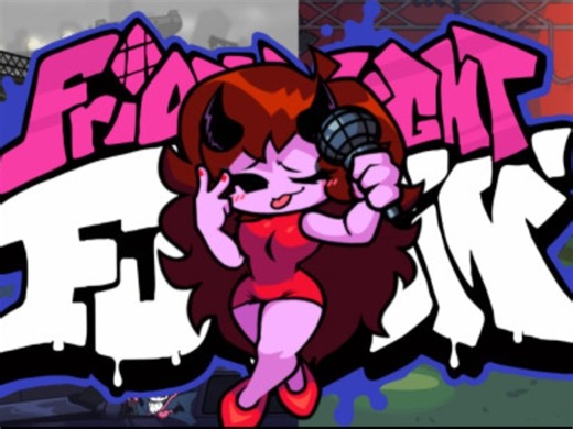 【FNF官方引擎/4K超清】重制版GF皮肤Mix更新V3全流程演示