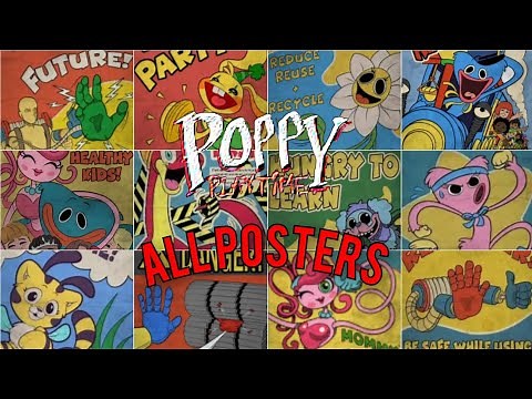 Poppy Playtime : ALL POSTERS IN CHAPTER 1,2