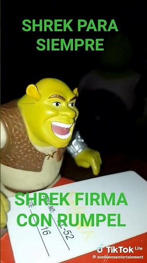 Shrek Para Siempre Shrek firma con Rumpel
