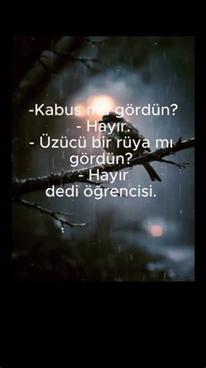 Aslında bütün bunlar bir rüyadan ibaretti...