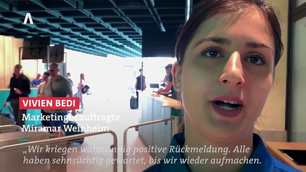 Marketingbeauftragte des Miramar Weinheim zur Wiedereröffnung