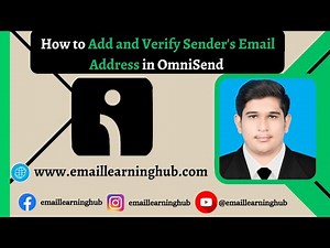 How to Add and Verify Sender's Email Address in OmniSend