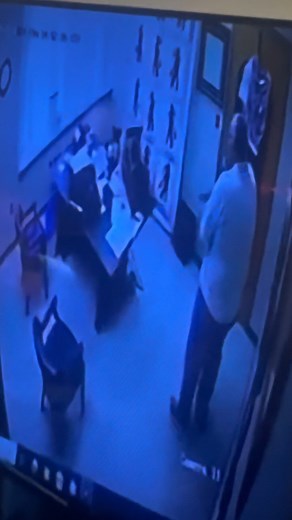 Security video of letcher county Sheriff , Mickey Steins, shooting and murdering judge Kevin mullins at the letcher County courthouse | Tony Mullins