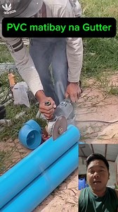 PVC pipe maganda gawing gutter!👌 #lifehacks #diy #construction | Kalahi Vlogs