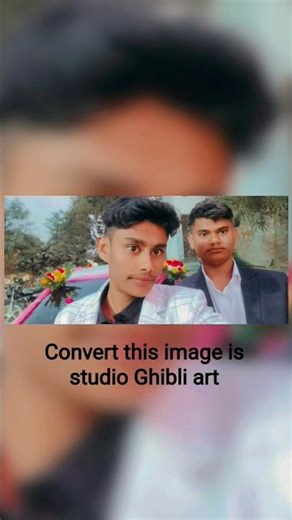 Convert this image is studio Ghibli art