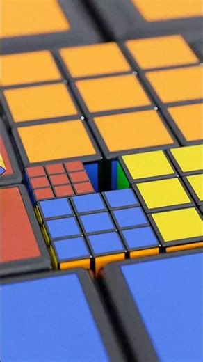 Satisfying Cube Roll and Drop Perfect Loop #cube #satisfying #shorts