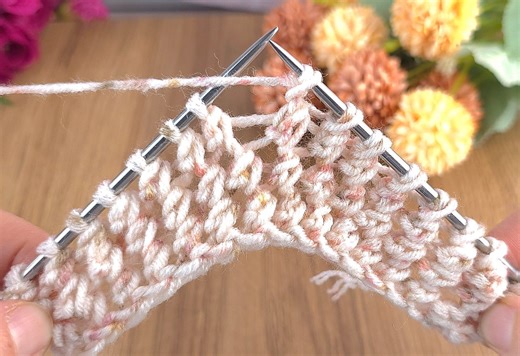 53K views · 484 reactions | ✅incredible! °° the easiest two-row knitting pattern #crochet #knitting | Crochet&Knitting by marifu6a | Facebook