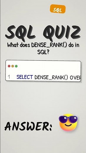 SQL DENSE_RANK Explained
