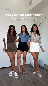 61 reactions · 18 comments | 3 Amazon tailored skorts styled for summer to fall. Type SKORT3 and I’ll send you all the details. Must be following to receive automated DMs. #falltransitionoutfits Which skort is taking you into fall - 1, 2 or 3? . . Transitional style, summer to fall, trendy looks, amazon finds, seasonal outfits, summer to fall outfits, fall fashion, easy outfits, effortless style, how to style, amazon fashion, Amazon skorts, | Mar Torosian | Facebook
