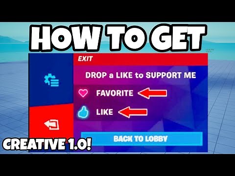 How To Get LIKE AND FAVOURITE BOARDS In Fortnite Creative 1.0! No UEFN Needed! SUPER EASY Tutorial!