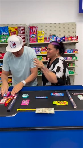 Viral Trend – Candy Grab Challenge at Check Out Counter of Mini Mart 🎬 This video was produced by Network Media and Doug and Friends | Challenge Accepted
