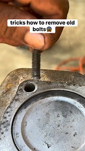 tricks how to remove old bolts😱 #highlightseveryone #bjuneworks #fbreels #mechanic #fblifestyle #TrendingUSA #highlights #diy #followme | Bjune Works