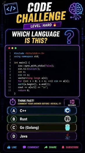 99% of Developers FAIL This Coding Quiz 🤯 | Can You Guess the Language?