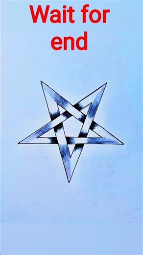 How to Draw a Realistic 3D Star Step by Step | Easy Optical Illusion