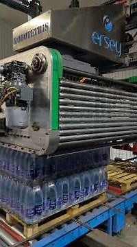 High-Speed End-of-Line Automation | Robotic Palletizer & Stretch Wrapper